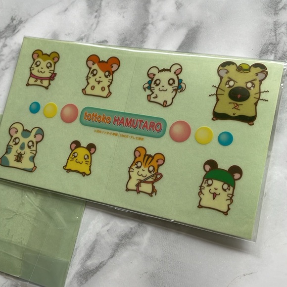 Vintage Hamtaro stickers set - Picture 5 of 5